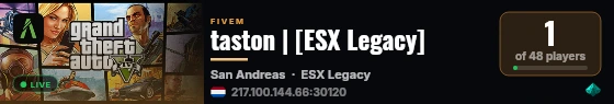 taston | [ESX Legacy] live status badge