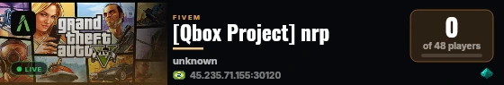 [Qbox Project] nrp live status badge