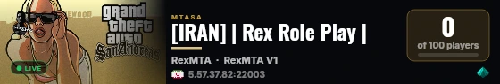 [IRAN] | Rex Role Play |   live status badge