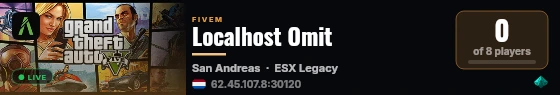 Localhost Omit live status badge