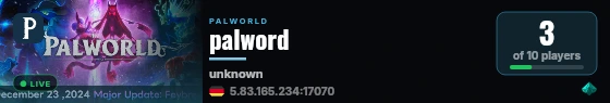 palword live status badge