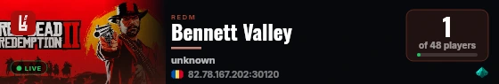 Bennett Valley live status badge
