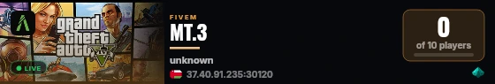 MT.3 live status badge