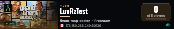 LuvRzTest live status badge