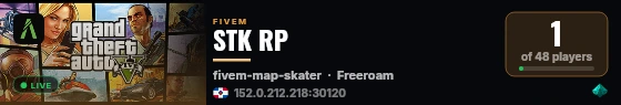 STK RP live status badge
