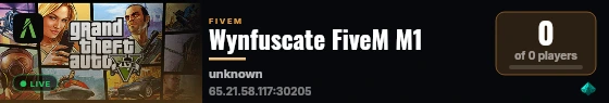 Wynfuscate FiveM M1 live status badge