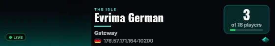 Evrima German live status badge