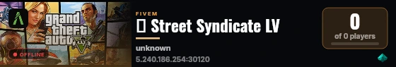 🌆 Street Syndicate LV live status badge