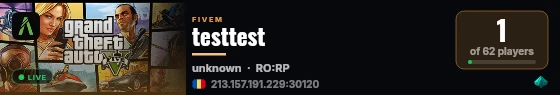 testtest live status badge