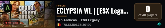 ECLYPSIA WL | [ESX Legacy] live status badge