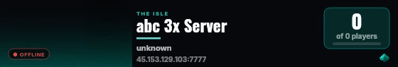 abc 3x Server live status badge