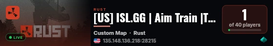 [US] ISL.GG | Aim Train |Targets|AimTrain|PvP|Fun live status badge