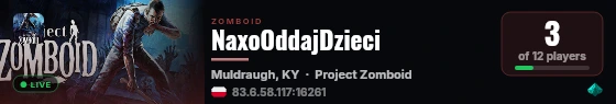 NaxoOddajDzieci live status badge
