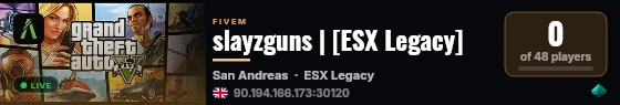 slayzguns | [ESX Legacy] live status badge
