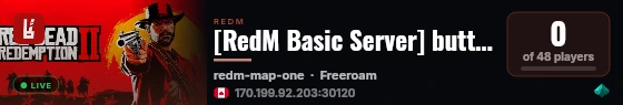 [RedM Basic Server] buttplug live status badge