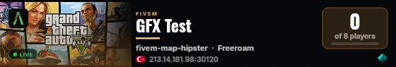 GFX Test live status badge