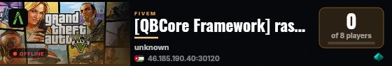 [QBCore Framework] rashed 3mk live status badge