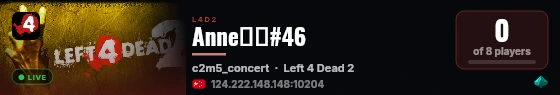 Anne云服#46 live status badge