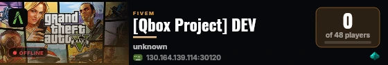 [Qbox Project] DEV live status badge