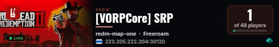 [VORPCore] SRP live status badge