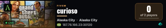 curioso live status badge
