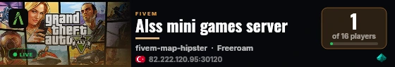 Alss mini games server live status badge