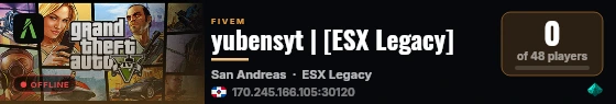 yubensyt | [ESX Legacy] live status badge