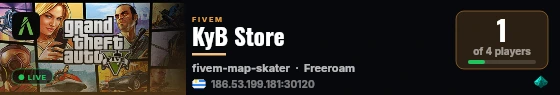 KyB Store live status badge