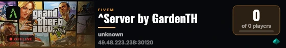 ^Server by GardenTH  live status badge