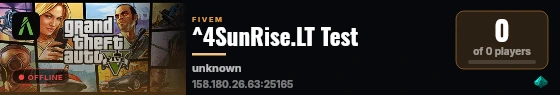 ^4SunRise.LT Test live status badge