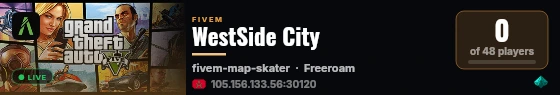 WestSide City live status badge