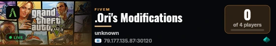 .Ori's Modifications live status badge