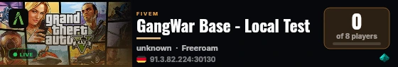 GangWar Base - Local Test live status badge