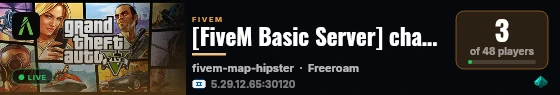 [FiveM Basic Server] change-me live status badge