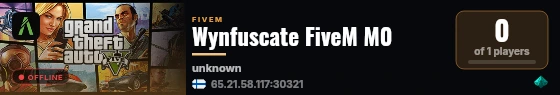 Wynfuscate FiveM M0 live status badge