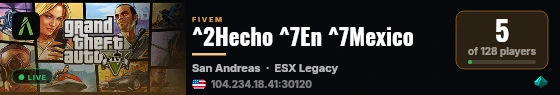 ^2Hecho ^7En ^7Mexico live status badge