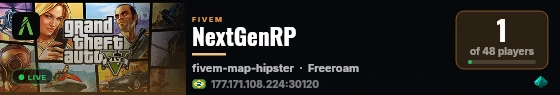 NextGenRP live status badge