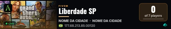 Liberdade SP live status badge
