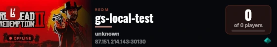 gs-local-test live status badge