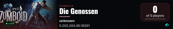 Die Genossen live status badge