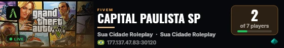 CAPITAL PAULISTA SP live status badge