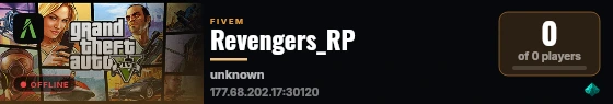 Revengers_RP live status badge