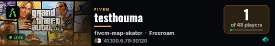 testhouma live status badge