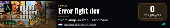 Error fight dev live status badge