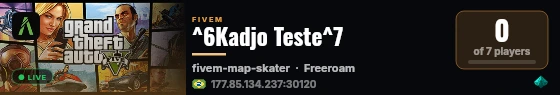 ^6Kadjo Teste^7 live status badge