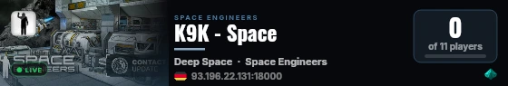 K9K - Space live status badge