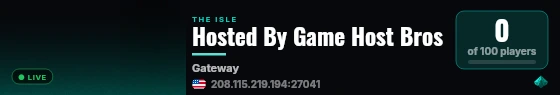 Hosted By Game Host Bros live status badge