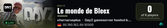 Le monde de Bleex live status badge