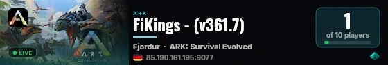 FiKings - (v361.7) live status badge