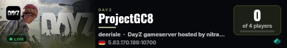 ProjectGC8 live status badge